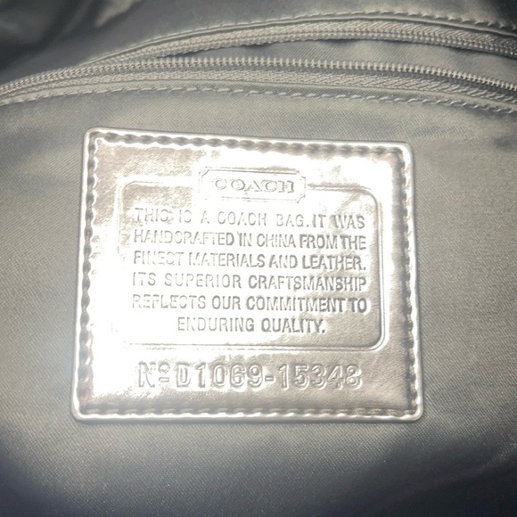 Authentic COACH Poppy Sequin Spotlight Backpack Blue 15348 School/Overnight Bkpk - Picture 13 of 13